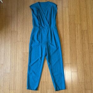 American Apparel Teal Jumpsuit